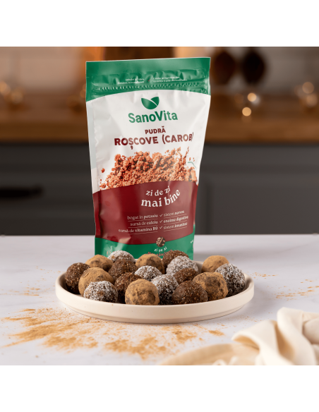 PUDRĂ DE ROȘCOVE (CAROB) 250G