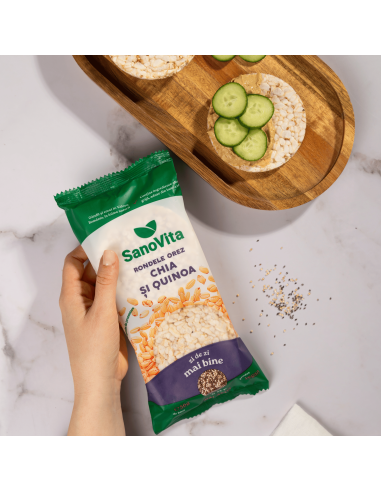RONDELE DIN OREZ CU CHIA ȘI QUINOA 56G