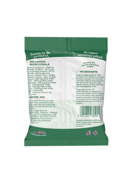 GRANOLA CU SEMINȚE 40G