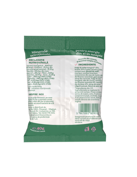 GRANOLA CU FRUCTE 40G