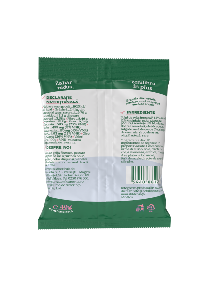 GRANOLA LOW SUGAR 40G