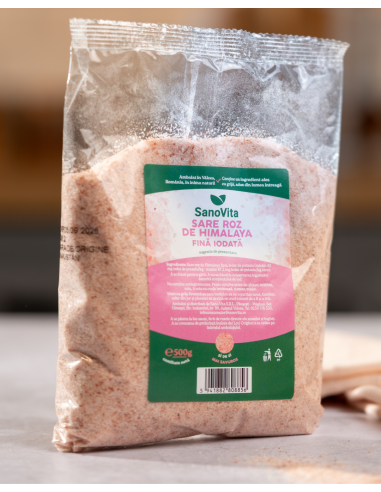 SARE ROZ DE HIMALAYA FINĂ IODATĂ 500G