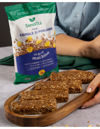 FULGI DE CEREALE ȘI PORUMB 500 G