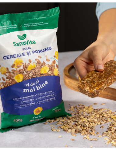 FULGI DE CEREALE ȘI PORUMB 500 G