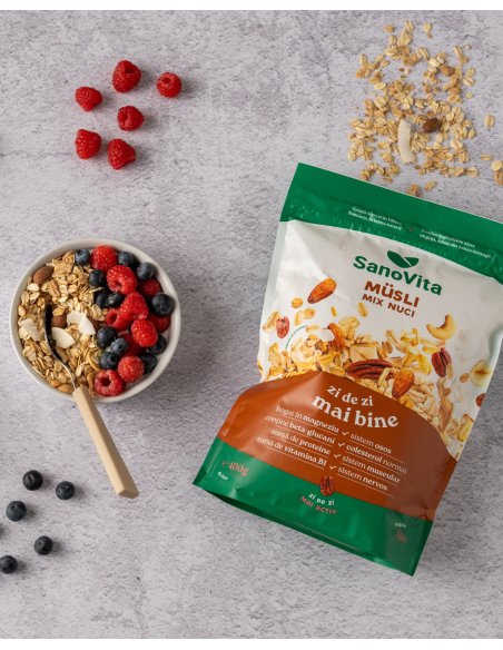 MUSLI CU MIX DE NUCI 400G