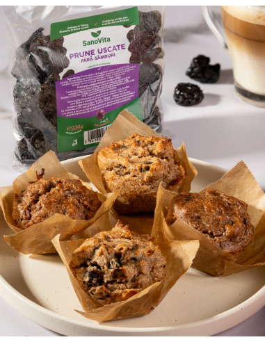 PRUNE USCATE FĂRĂ SÂMBURI 250 G