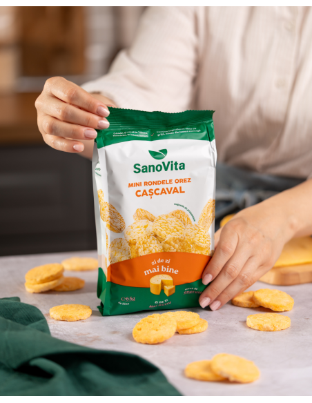 MINI-RONDELE DIN OREZ CU CAȘCAVAL 65G
