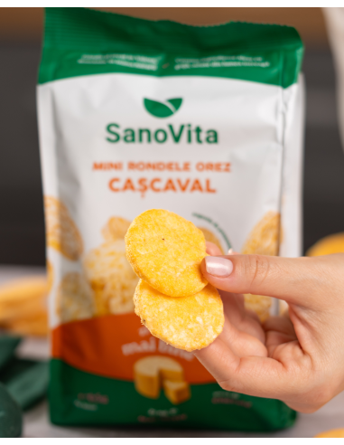 MINI-RONDELE DIN OREZ CU CAȘCAVAL 65G
