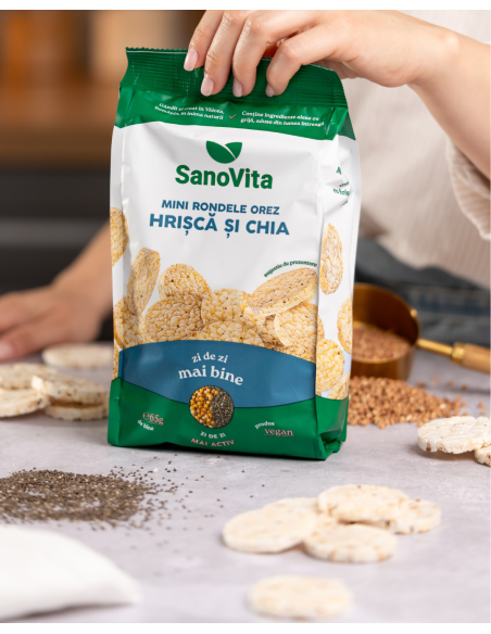 MINI-RONDELE DIN OREZ CU HRIȘCĂ ȘI CHIA 65G