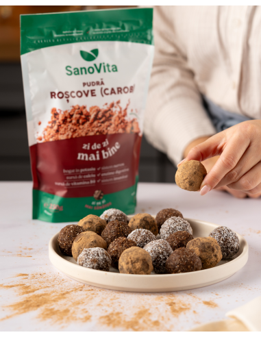 PUDRĂ DE ROȘCOVE (CAROB) 250G