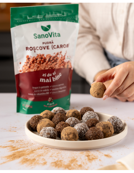 PUDRĂ DE ROȘCOVE (CAROB) 250G