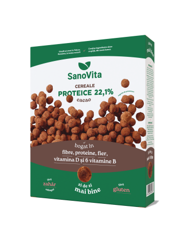CEREALE PROTEICE CU CACAO 250G