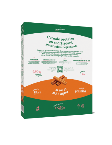 CEREALE PROTEICE CU SCORȚIȘOARĂ 250G