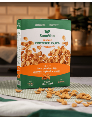 CEREALE PROTEICE CU SCORȚIȘOARĂ 250G