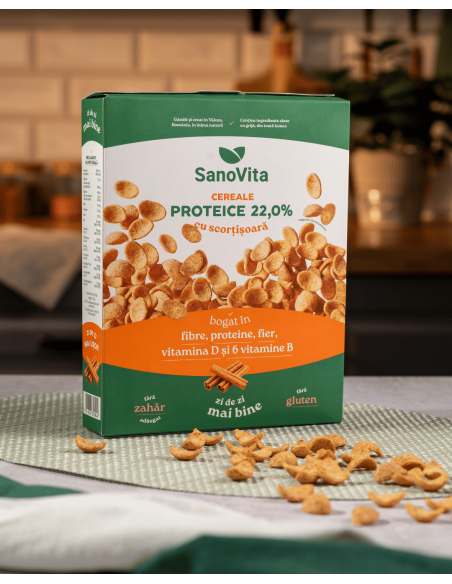CEREALE PROTEICE CU SCORȚIȘOARĂ 250G