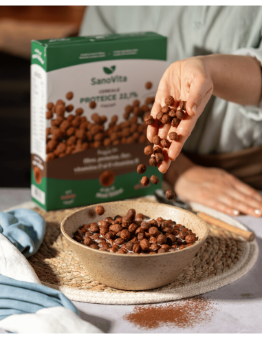 CEREALE PROTEICE CU CACAO 250G