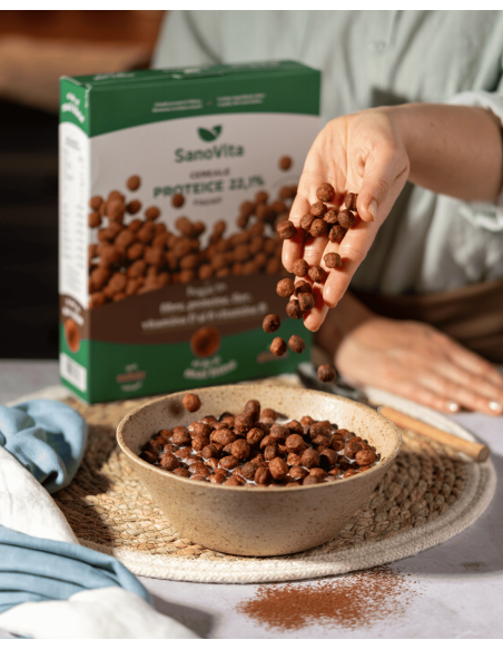 CEREALE PROTEICE CU CACAO 250G