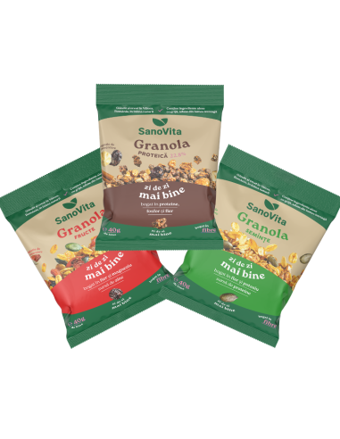 Pachet produse SanoVita la preț avantajos: Mic dejun on-the-go