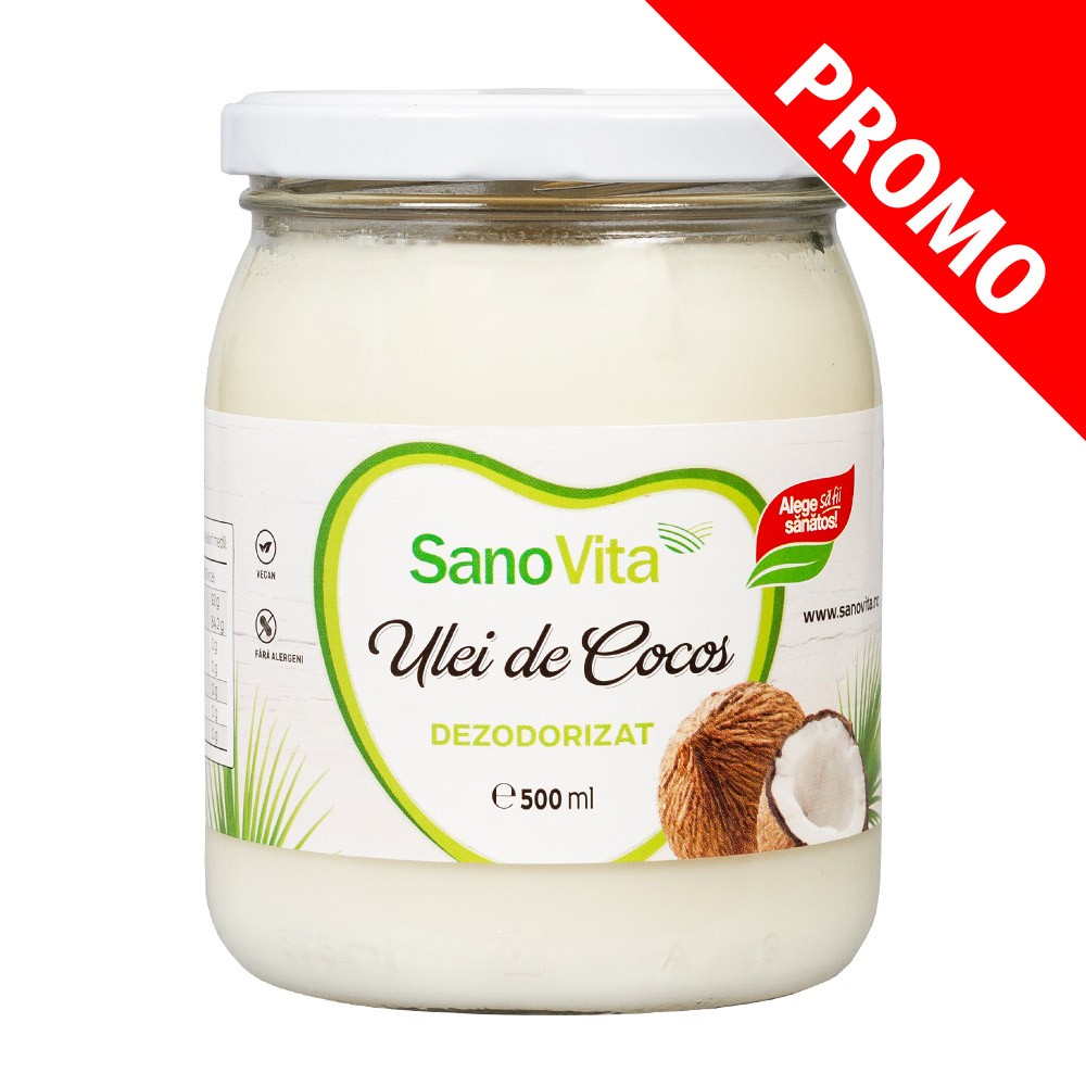 Ulei De Cocos Dezodorizat 500ml La Pret De Producator Sanovita