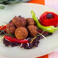 Falafel – chiftelute de naut la cuptor Chiftelute Falafel de naut