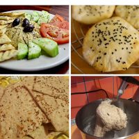 Lipie de casa cu susan pentru humus si alte aperitive cremoase lipie de casa cu susan