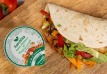 Wrap cu pastă vegetală